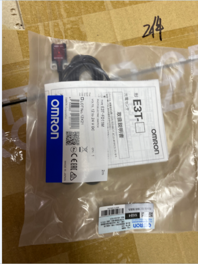 Omron/歐姆龍?jiān)b全新正品傳感器E3T-FD11M 2M